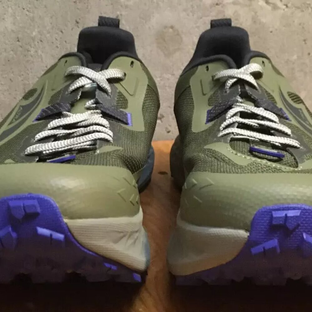 ALTRA TIMP 5 Mens Trail Running Hiking Shoes Size 12 DUSTY OLIVE NO BOX EUC